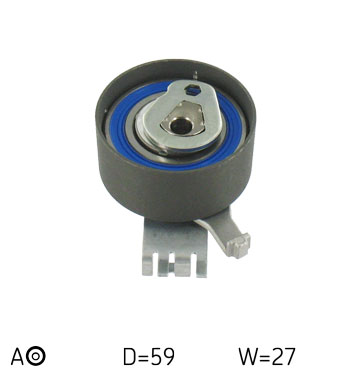 SKF Strammehjul, tandrem VKM 16604 for VOLVO RENAULT