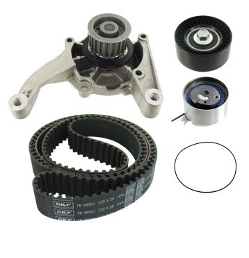 SKF Vandpumpe + tandremssæt vkmc08501 for CHRYSLER LDV