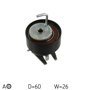 SKF Strammehjul, tandrem VKM 13269 for PEUGEOT LAND ROVER FORD