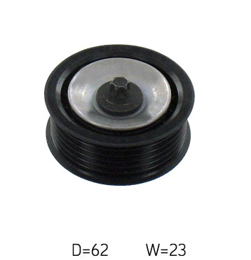 SKF Medløberhjul, multi-V-rem vkm32093 for FIAT SUZUKI JEEP