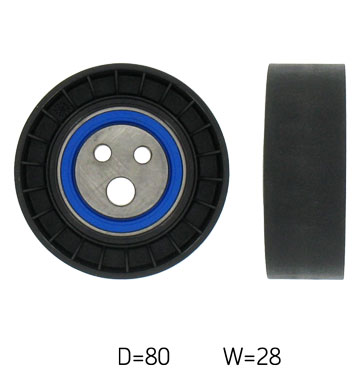 SKF Medløberhjul, multi-V-rem vkm32018 for FIAT