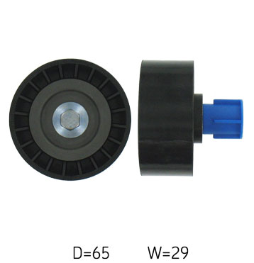 SKF Medløberhjul, multi-V-rem vkm32030 for LANCIA ALFA ROMEO