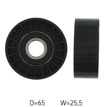 SKF Medløberhjul, multi-V-rem vkm32104 for ALFA ROMEO