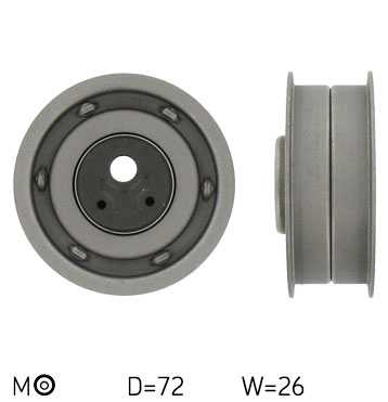 SKF Strammehjul, tandrem VKM 11010 for VW