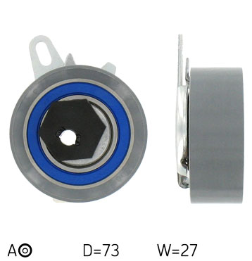 SKF Strammehjul, tandrem VKM 11054 for VW