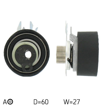 SKF Strammehjul, tandrem VKM 11114 for VW