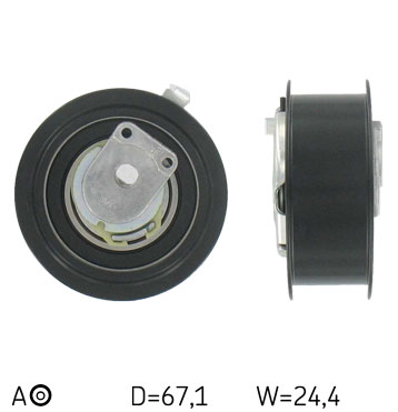 SKF Strammehjul, tandrem VKM 11220 for SEAT