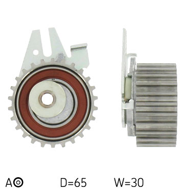 SKF Strammehjul, tandrem VKM 12172 for LANCIA