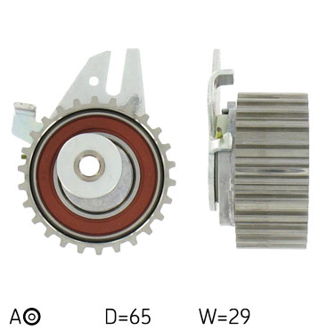 SKF Strammehjul, tandrem VKM 12173 for LANCIA ALFA ROMEO