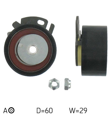 SKF Strammehjul, tandrem VKM 12242 for LANCIA