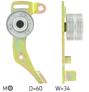 SKF Strammehjul, tandrem VKM 13241 for PEUGEOT ROVER FIAT SUZUKI