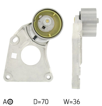 SKF Strammehjul, tandrem VKM 13902 for PEUGEOT CITROËN (DF-PSA) FIAT RENAULT