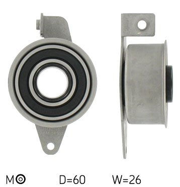 SKF Strammehjul, tandrem VKM 14103 for FORD MAZDA