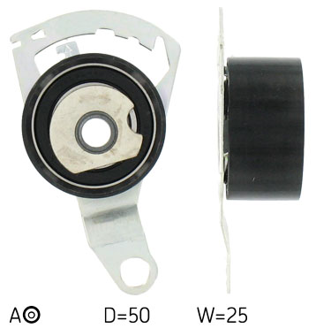 SKF Strammehjul, tandrem VKM 14107 for FORD MAZDA