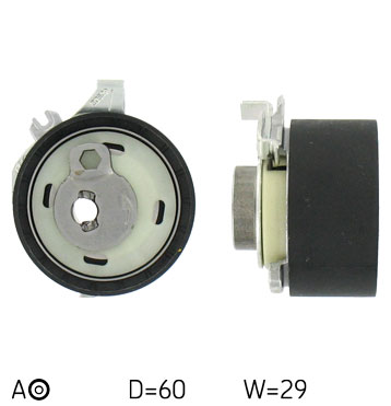 SKF Strammehjul, tandrem VKM 14216 for FORD MAZDA
