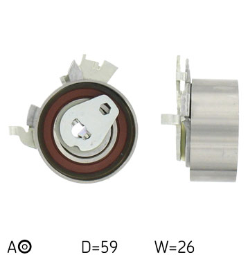 SKF Strammehjul, tandrem VKM 15230 for VAUXHALL DAEWOO