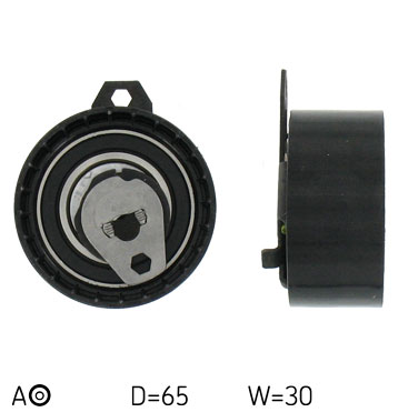 SKF Strammehjul, tandrem VKM 16551 for VAUXHALL RENAULT