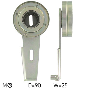 SKF Remstrammer, kilerem VKM 33003 for PEUGEOT LANCIA