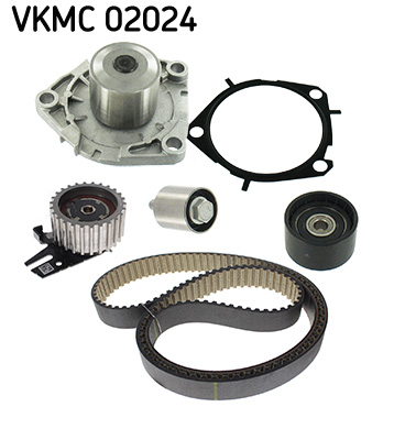 SKF Vandpumpe + tandremssæt vkmc02024 for VAUXHALL FIAT LANCIA JEEP ALFA ROMEO CHEVROLET SUZUKI