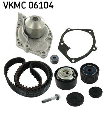 SKF Vandpumpe + tandremssæt vkmc06104 for VAUXHALL VOLVO OPEL RENAULT NISSAN DACIA MITSUBISHI