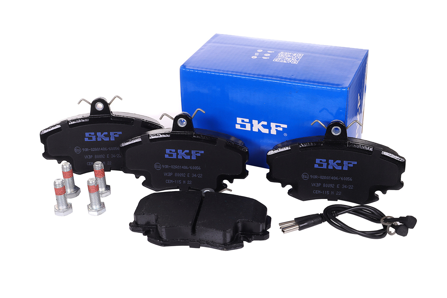 SKF Bremseklodser vkbp80092e for PEUGEOT RENAULT DACIA