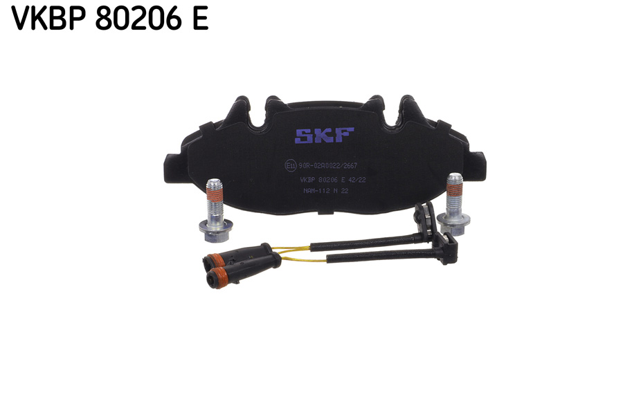 SKF Bremseklodser vkbp80206e for MERCEDES-BENZ