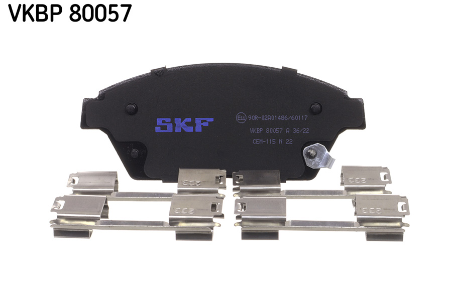 SKF Bremseklodser vkbp80057a for CHEVROLET CADILLAC VAUXHALL OPEL