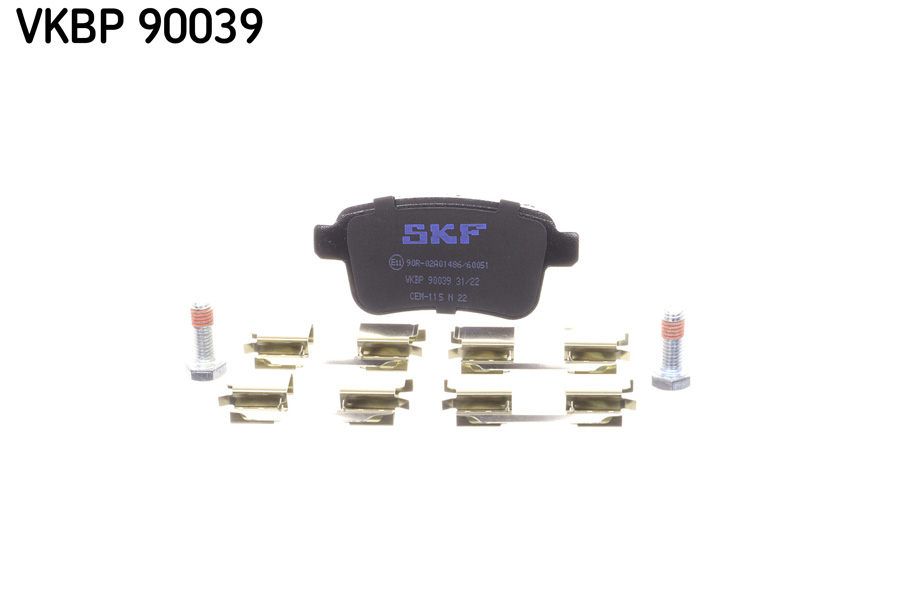 SKF Bremseklodser vkbp90039 for MERCEDES-BENZ RENAULT