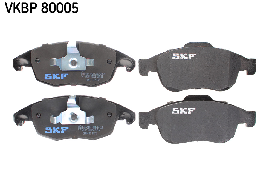 SKF Bremseklodser vkbp80005 for DS PEUGEOT CITROËN