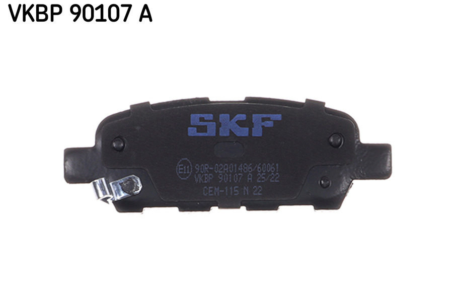 SKF Bremseklodser vkbp90107a for NISSAN INFINITI RENAULT SUZUKI