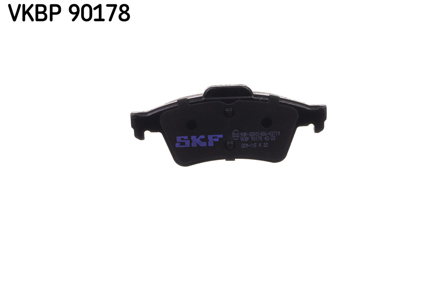 SKF Bremseklodser vkbp90178 for VAUXHALL FORD SAAB RENAULT NISSAN