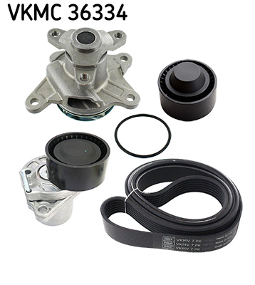 SKF Vandpumpe + kileremssæt VKMC 36334 for VAUXHALL FIAT MERCEDES-BENZ RENAULT NISSAN DACIA