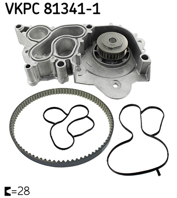SKF Vandpumpe vkpc813411 for VW SKODA AUDI