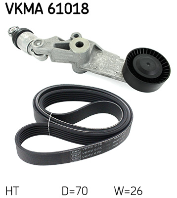 SKF Kileremssæt vkma61018 for TOYOTA TOYOTA (FAW) MITSUBISHI HONDA NISSAN