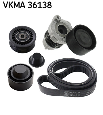 SKF Kileremssæt vkma36138 for VAUXHALL MERCEDES-BENZ RENAULT NISSAN DACIA