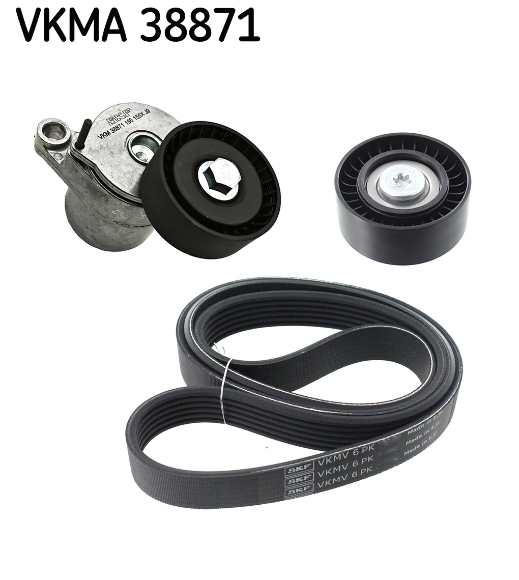 SKF Kileremssæt vkma38871 for FIAT KIA VW BMW CITROËN PEUGEOT LANCIA RENAULT