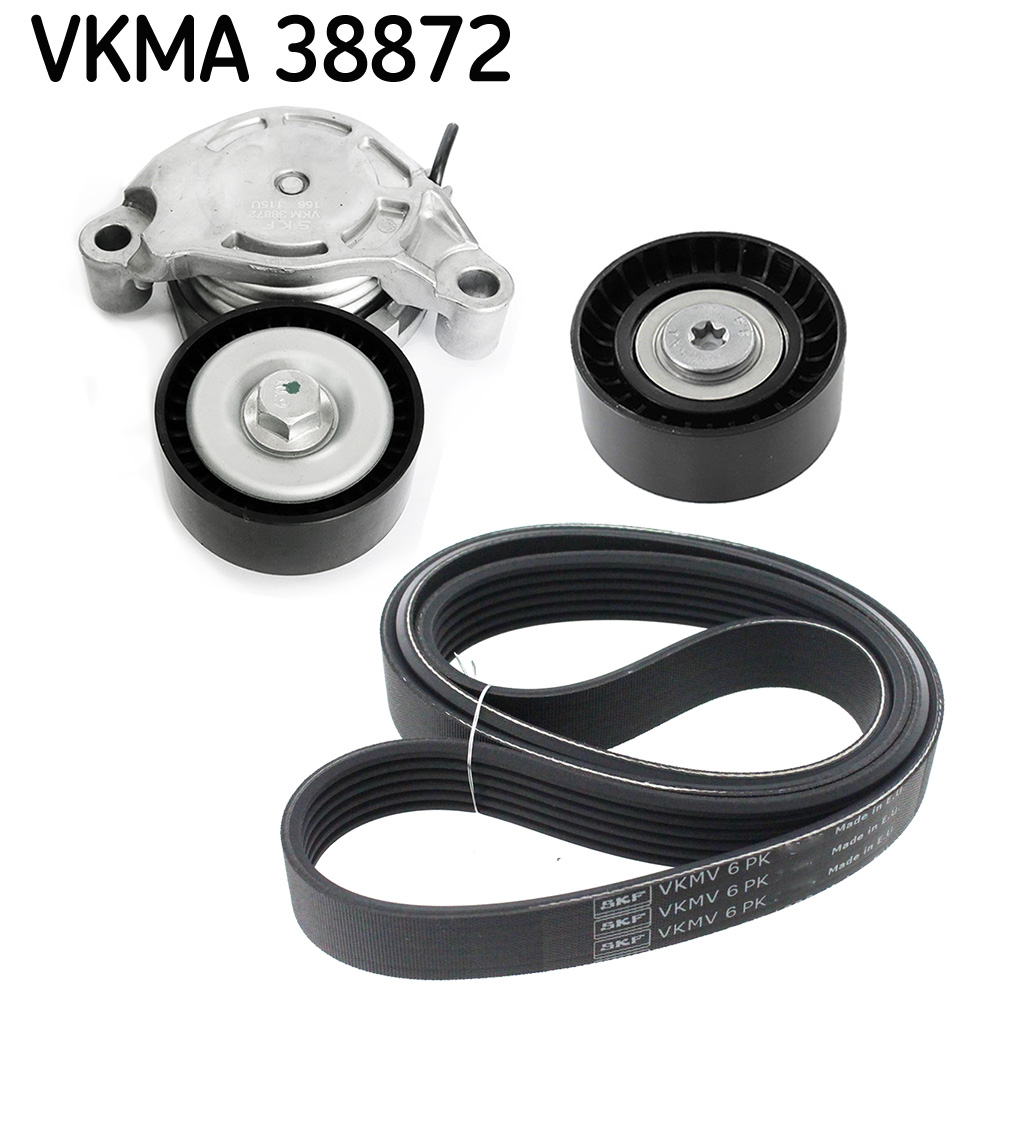 SKF Kileremssæt VKMA 38872 for FORD VAUXHALL CHEVROLET VW MINI BMW MERCEDES-BENZ (BBDC) BMW (BRILLIANCE) DODGE MITSUBISHI JEEP