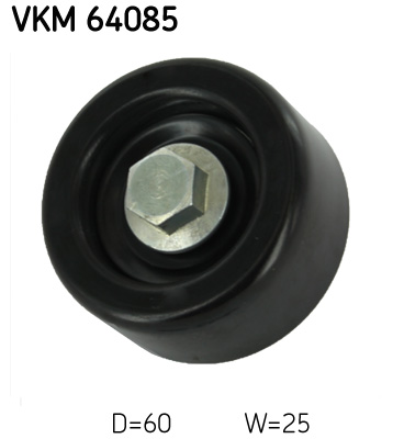 SKF Medløberhjul, multi-V-rem vkm64085 for KIA
