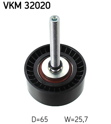 SKF Medløberhjul, multi-V-rem vkm32020 for VAUXHALL LANCIA FIAT PEUGEOT