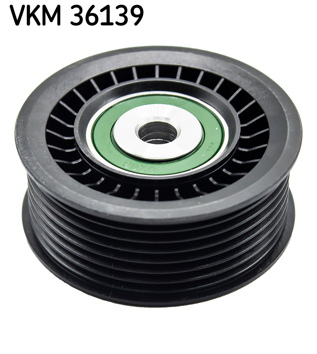SKF Medløberhjul, multi-V-rem VKM 36139 for MERCEDES-BENZ RENAULT