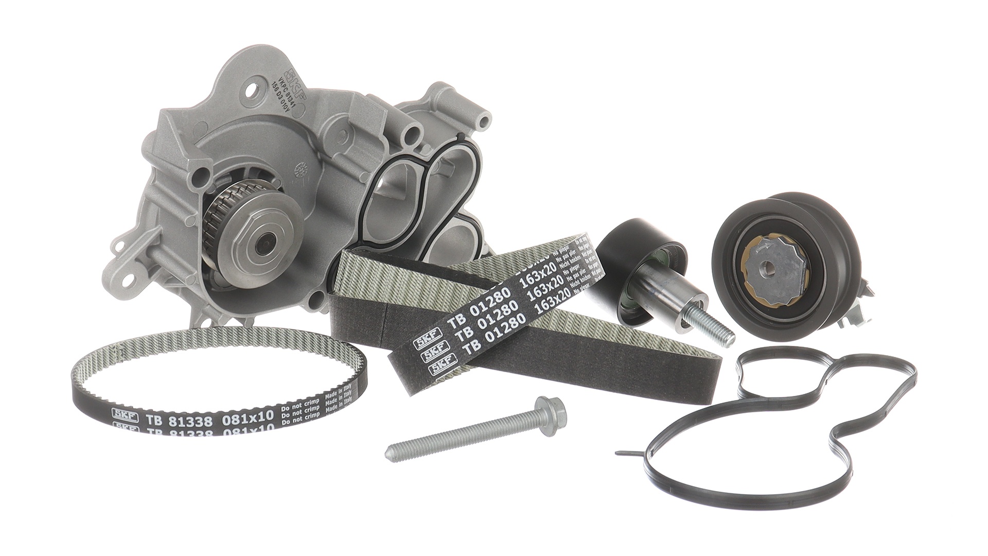 SKF Vandpumpe + tandremssæt vkmc012802 for VW SKODA (SVW) AUDI SKODA
