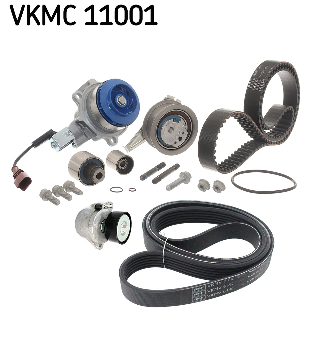 SKF Vandpumpe + tandremssæt vkmc11001 for FORD VW AUDI (FAW) SKODA AUDI VW (FAW) MAN MITSUBISHI NISSAN
