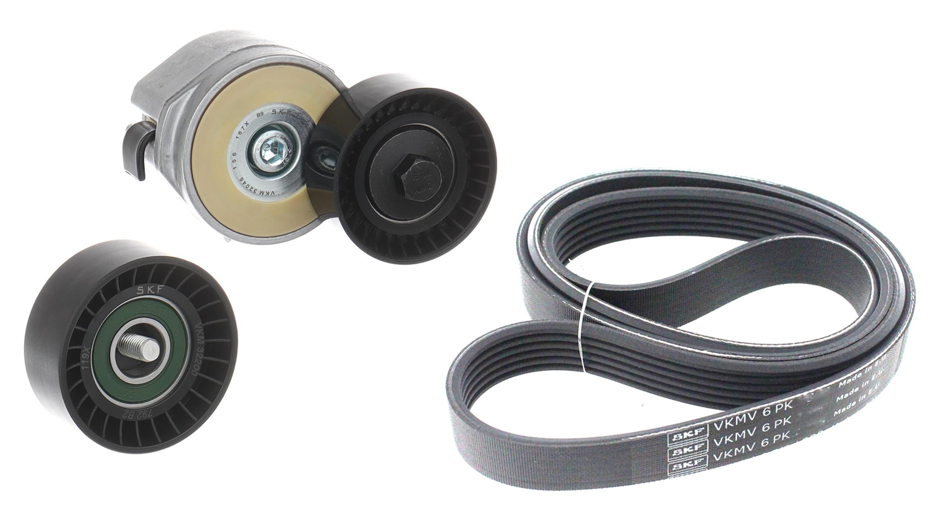 SKF Kileremssæt vkma32203 for VAUXHALL CHRYSLER FIAT LANCIA OPEL PEUGEOT SUZUKI MITSUBISHI