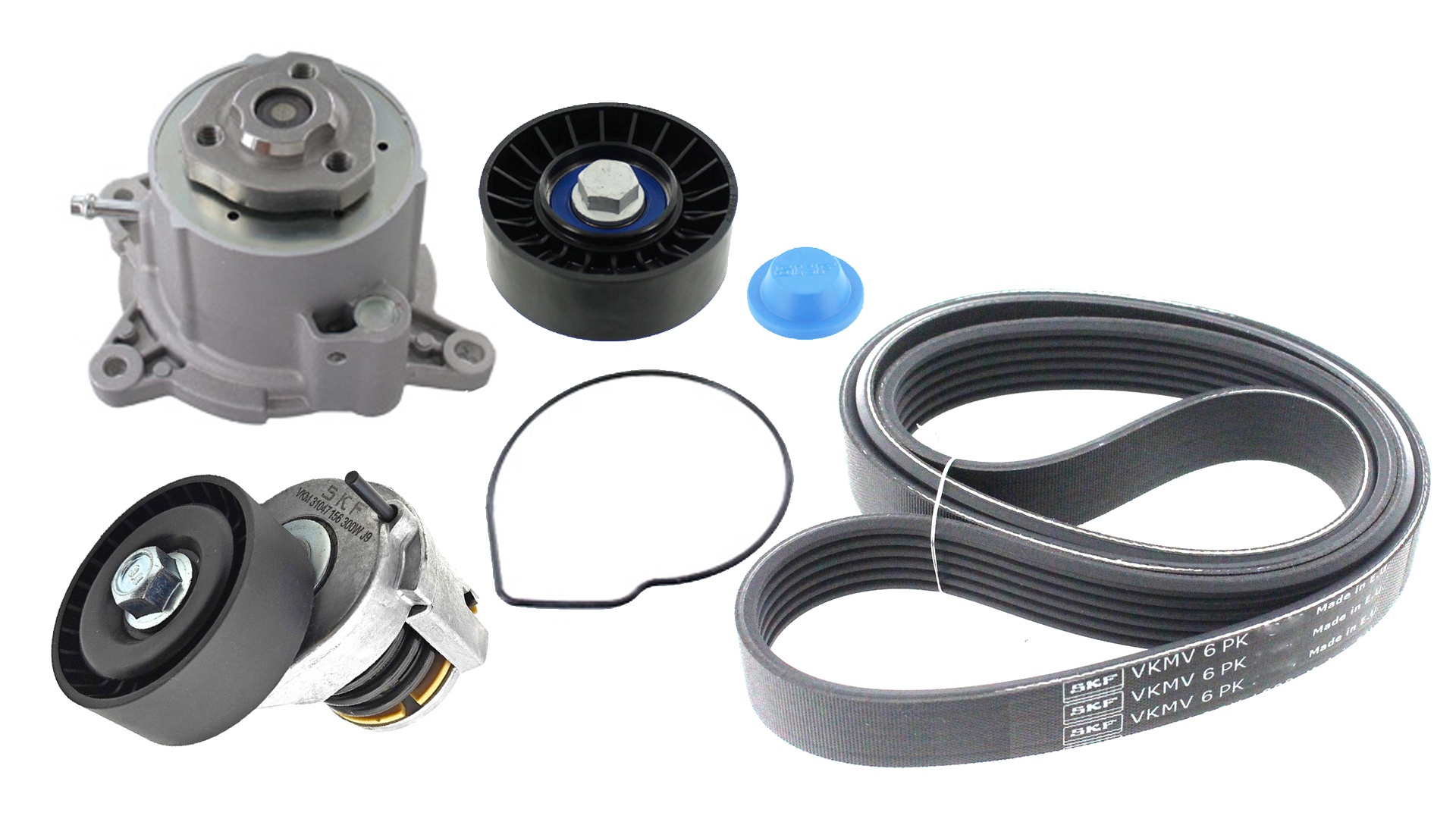 SKF Vandpumpe + kileremssæt VKMC 31154 for FORD LANCIA KIA VW RENAULT TOYOTA VW (FAW)