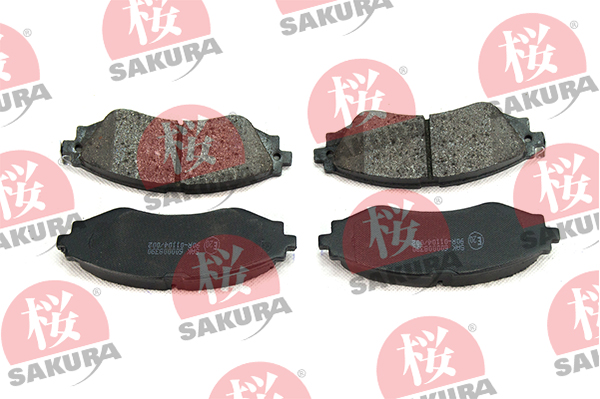 SAKURA Bremseklodser 600008390 foraksel for DAEWOO CHEVROLET