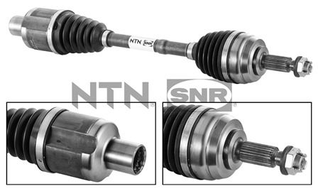 SNR Drivaksel dk55015 højre foraksel for DACIA