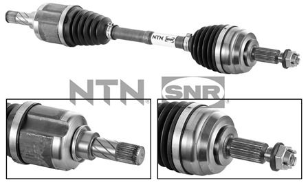 SNR Drivaksel dk55014 venstre foraksel for DACIA