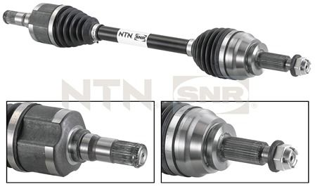 SNR Drivaksel dk55023 venstre foraksel for RENAULT