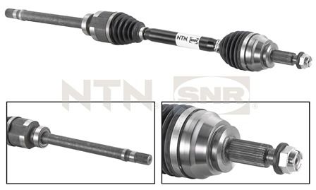 SNR Drivaksel dk55024 højre foraksel for RENAULT