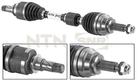 SNR Drivaksel dk55030 venstre foraksel for RENAULT
